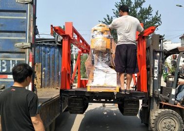 Small Water Well Borehole Drilling Rig GK-200 Color Customized With Hydraulic Feeding