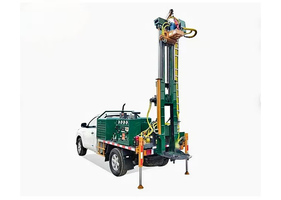 Geological Exploration Borewell Drilling Truck Easy Moving