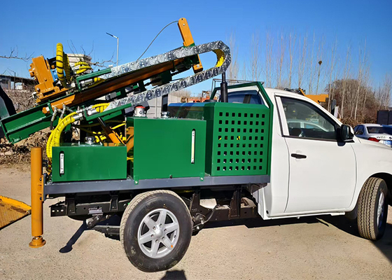 Geological Exploration Borewell Drilling Truck Easy Moving