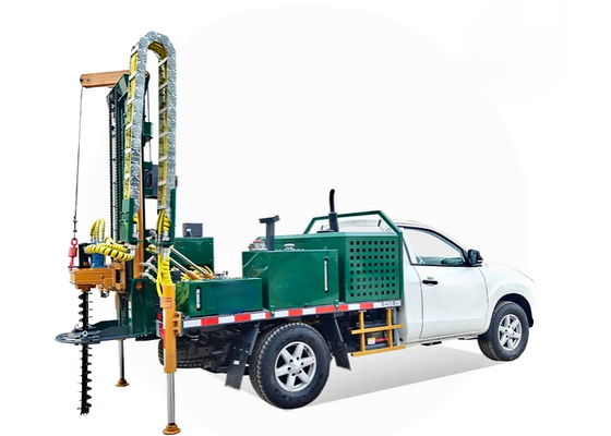 Geological Exploration Borewell Drilling Truck Easy Moving