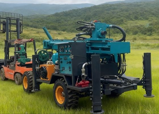 76/89mm Drilling Rod and Pneumatic Drive System for 180 Meters Depth Water Well Drilling
