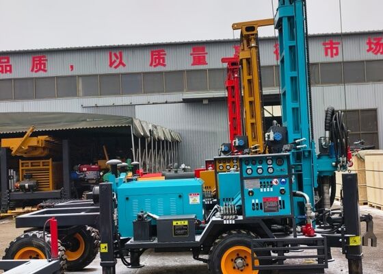 Blasting DTH Ground Water Drilling Machine 160 Meters Depth For Farming