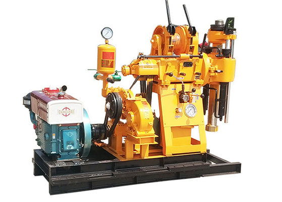 Fast Speed ​​Diesel Ground Investigation Drilling Rig Sample Coring Gk 200
