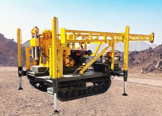 XY-100 Hydrauliczna maszyna wiertnicza do poszukiwania studni wodnych do końcowego użytku rodzinnego