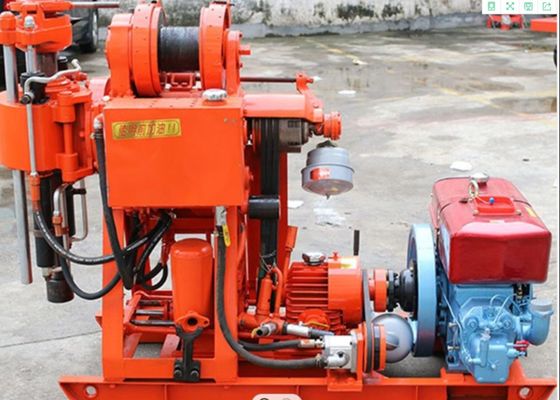 Wytrzymała maszyna do wiercenia geologicznego, hydrauliczna wiertarka z 100 metrami głębokości.
