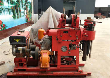 180m głębokości Water Well Wiertnica Rig Machine, hydrauliczne wiertnica rdzeniowa 220 V / 380V