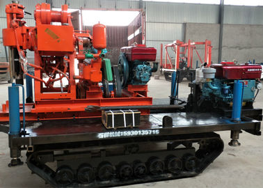 Professional Geological Drilling Rig Machine XY-200 Crawler Type 200m Głębokość wiercenia do wiercenia w skałach