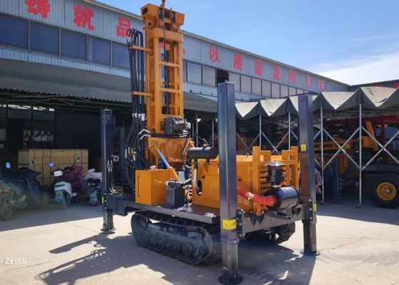 Woda studnia gumowy crawler zamontowany moc pneumatyczna wiertarki 150-180 metrów