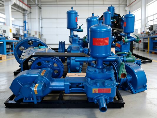 Jednocylindrowy układ tłokowy z poziomym zwrotem BW 160 Sprzęt pompy błota do wiertarki