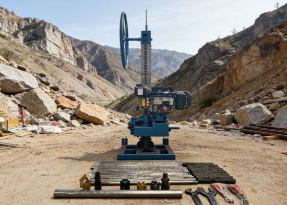 20-metrowa przenośna wiertnica inżynieryjna do pobierania próbek gleby