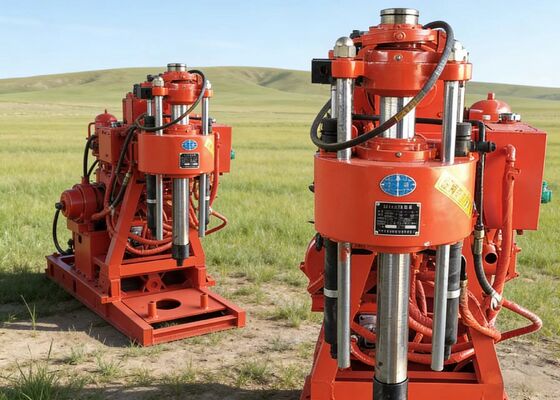 Zaawansowana przenośna wiertnica do głębokich otworów 200M z napędem Diesla/Elektrycznym