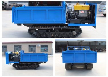 Blue Hydraulic Mini Track Transporter Diesel Tracked Vehicle Maksymalne obciążenie 2,0 tony