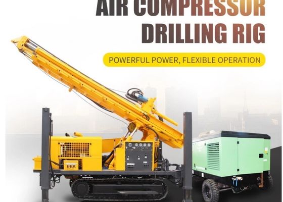 pneumatyczna hydrauliczna wiertarka gąsienicowa o wysokości 3,5 MPa