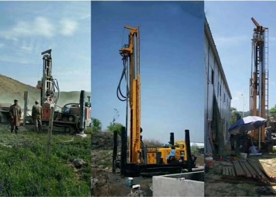 Wielofunkcyjne 400-metrowe urządzenie do wiercenia studni wodnych Hydrauliczne urządzenie gąsienicowe