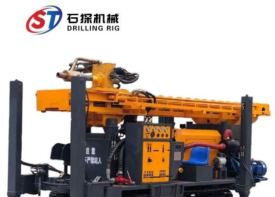 Elastyczny silnik wysokoprężny 350 metrów Wiertnica sterowana hydraulicznie