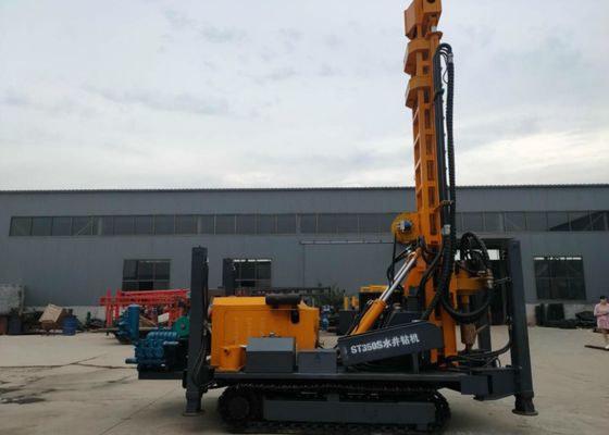 Wiertnica gąsienicowa ST 350 z dużą studnią wodną z silnikiem Yuchai o dużej mocy