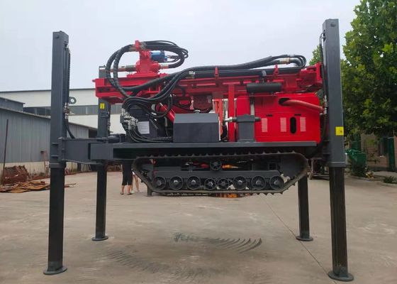 Czerwony kolor St 350 Metrów 92kw 305mm Wiertnica gąsienicowa