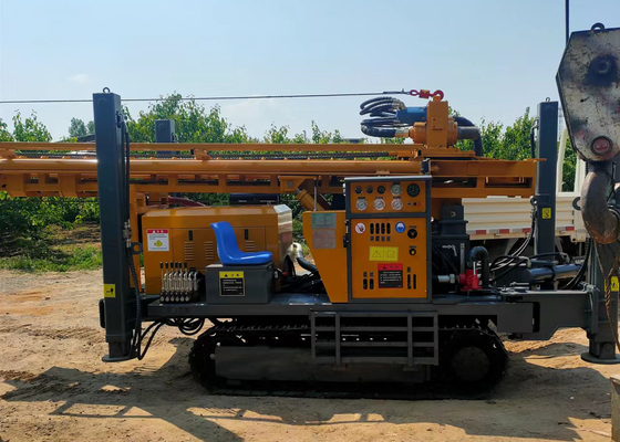 Wiertnica gąsienicowa do głębokich otworów 260 m o średnicy 105 mm