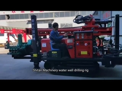 Duża pneumatyczna studnia wiertnicza St 180 Zamontowana na gąsienicach o dużej prędkości