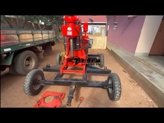 100-150 metrów Wodny studnia wiertnicza maszyna Oem Przenośny hydrauliczny płytkie wiertnicze