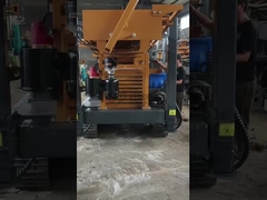 260 m Wziętość cieplna ze źródła gruntowego / pneumatyczna maszyna wiertnicza