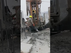 Wiertnica pneumatyczna do studni głębinowych typu gąsienicowego 400 metrów