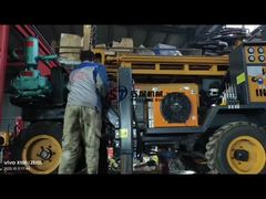 Pneumatyczna wiertarka do wiercenia w skaliste warstwy. Model ST 300.