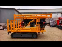 Głębokość 200 m Maszyna do wiertniczej próby gleby do wiertniczej próby rdzenia z silnikiem wysokoprężnym o mocy 22 KM