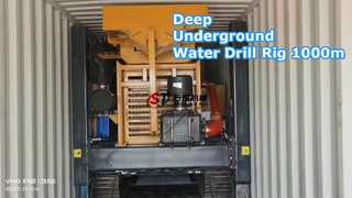 Wiertnica głębinowa 1000m Kompresor hydrauliczny